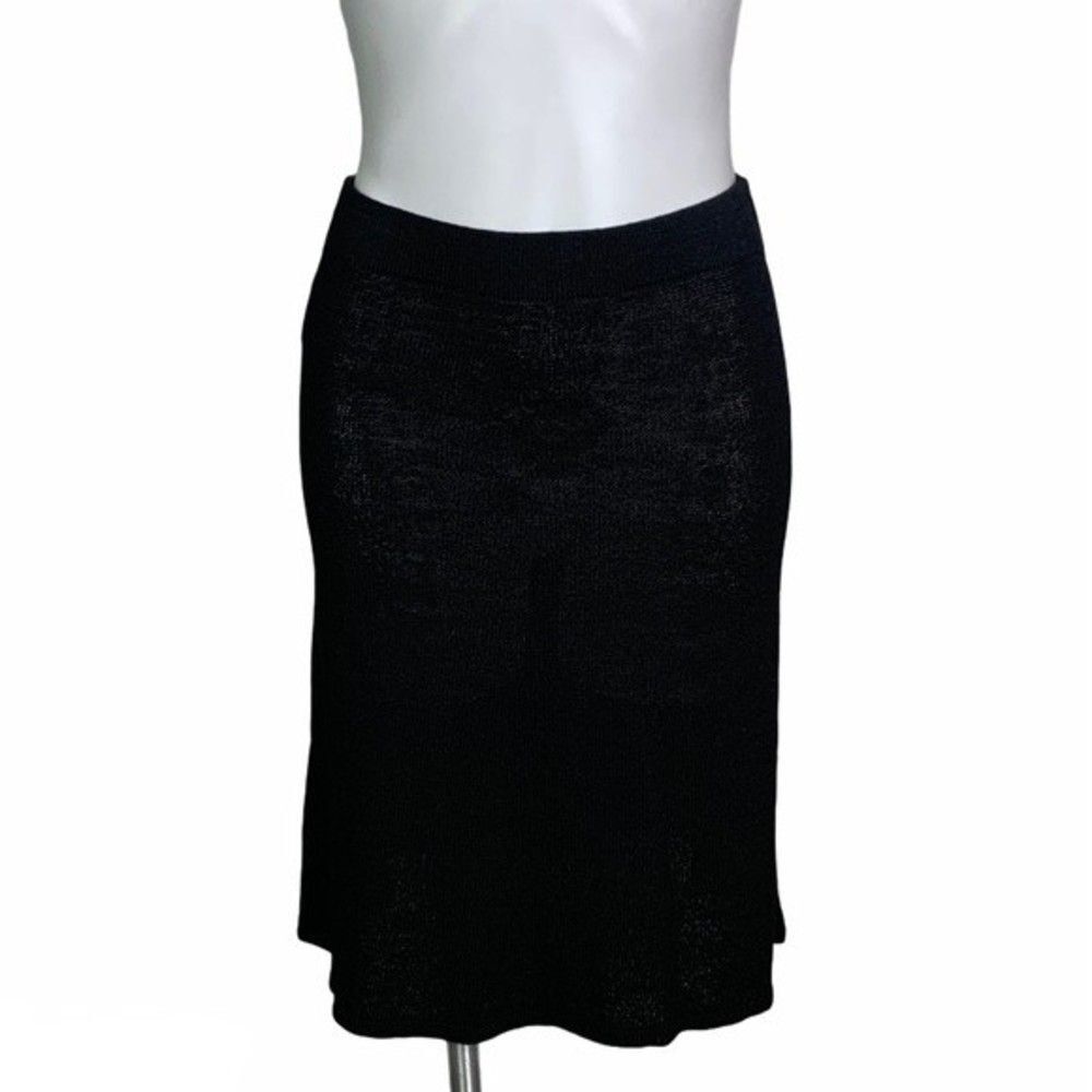 Margaret O’Leary Women's Vintage Black Knit Skirt Size Small
